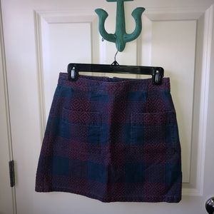 Madewell denim skirt